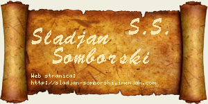 Slađan Somborski vizit kartica